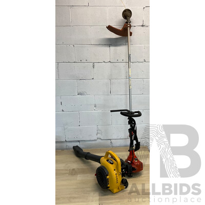 TANAKA TBC-2501 Brush Cutter & TALON AB25 25cc Petrol Blower