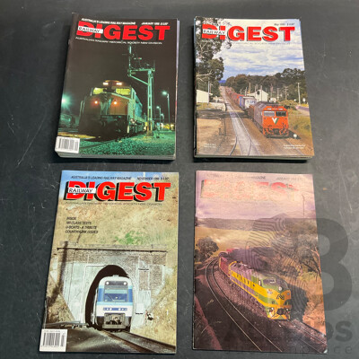 Collection of Australian Railway Historical Society Railway Digest Magazine Issued 1993,1994,1996  - Lot of 20