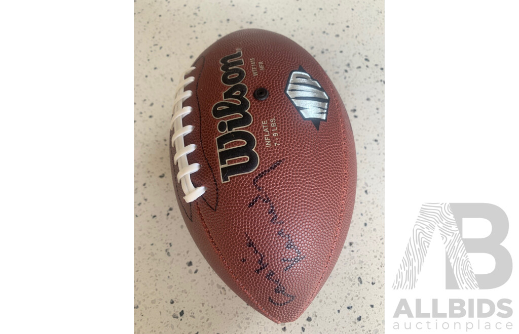 American Football, Signed by The US Ambassador to Australia - Caroline Kennedy