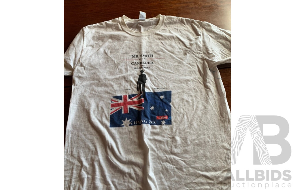 'Mr Smith Goes To Canberra'  2016 Election Campaign T-Shirt