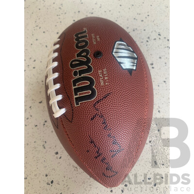 American Football, Signed by The US Ambassador to Australia - Caroline Kennedy