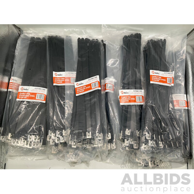 Matelec (CCT-360/12SS) Stainless Steel Coated Cable Ties 700pc