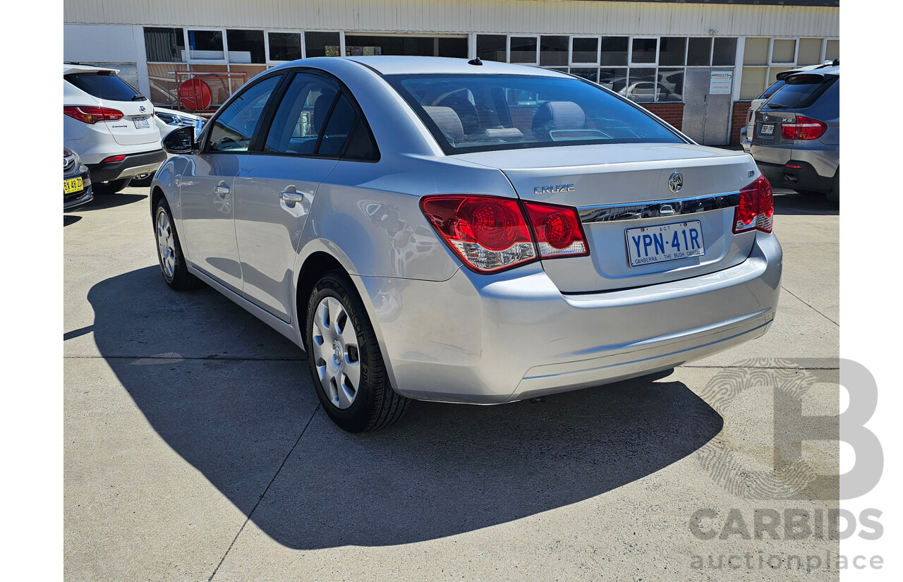 3/2012 Holden Cruze CD JH MY12 4d Sedan Silver 1.8L