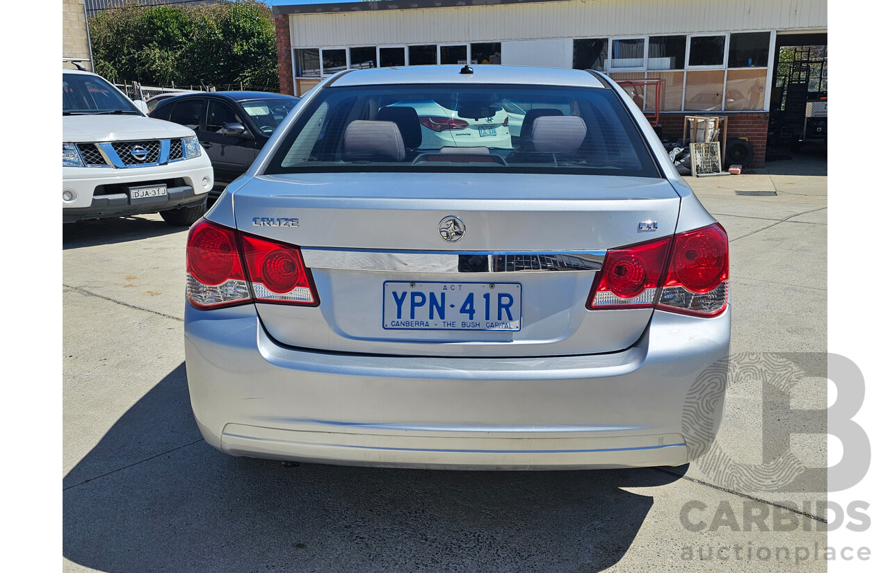 3/2012 Holden Cruze CD JH MY12 4d Sedan Silver 1.8L