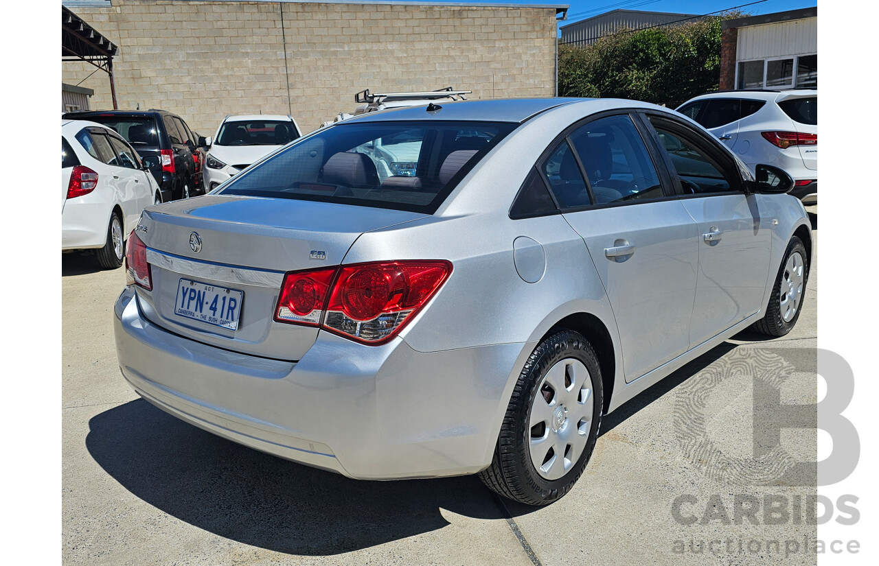 3/2012 Holden Cruze CD JH MY12 4d Sedan Silver 1.8L