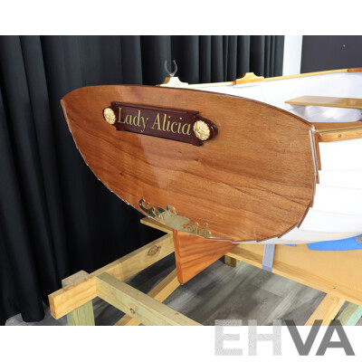 Lady Alicia Eight Foot Timber Rowboat