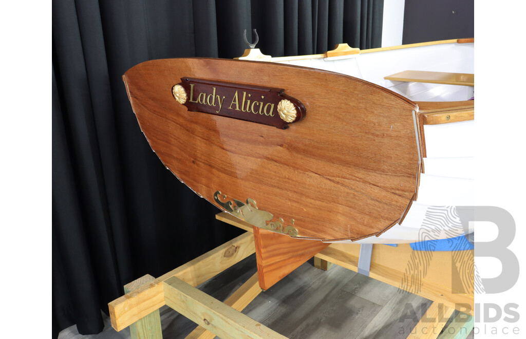 Lady Alicia Eight Foot Timber Rowboat