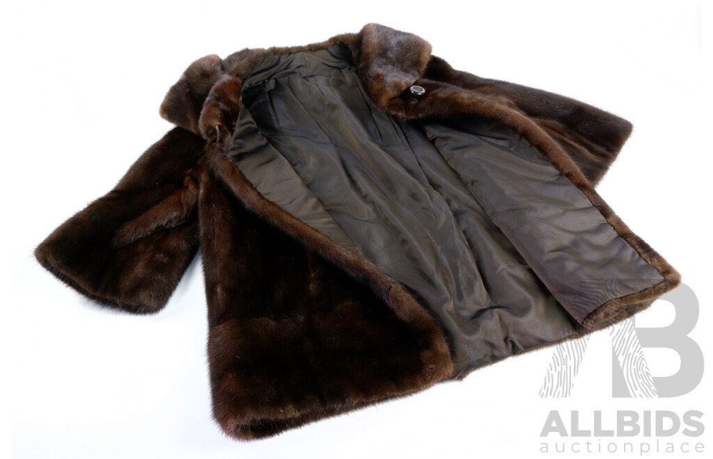 Vintage Three Quarter Length Fur Coat