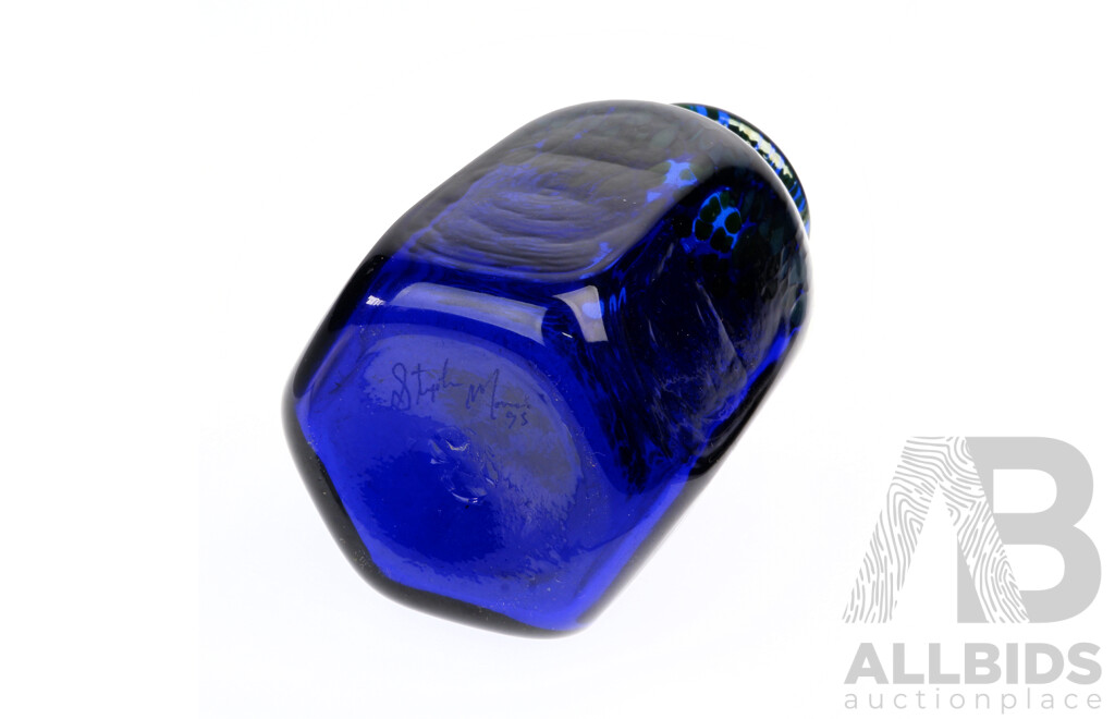 Australian Studio Art Glass Vase by Stephen Morriss