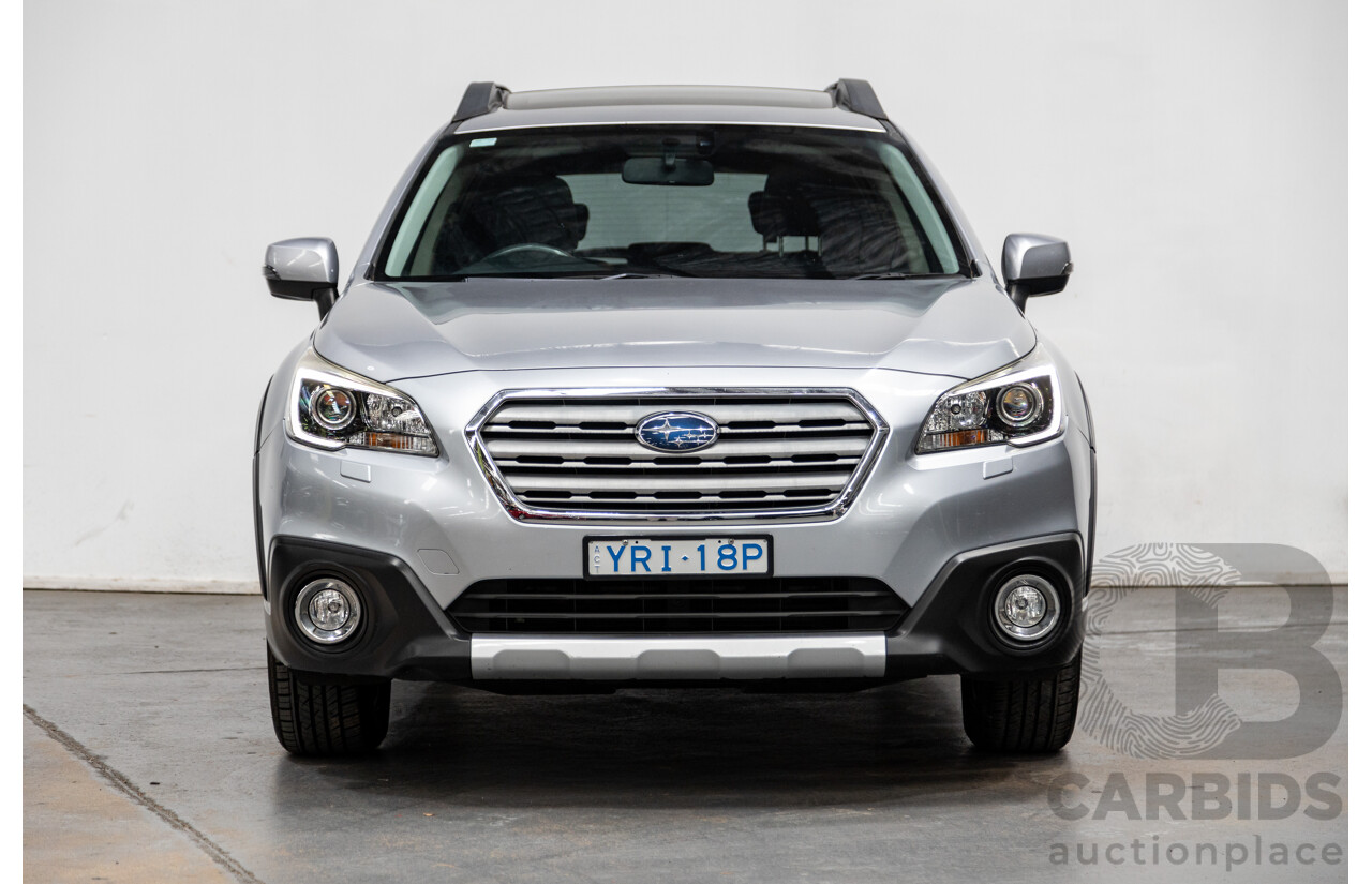 3/2015 Subaru Outback 2.0D (AWD) 5GEN MY15 4d Wagon Ice Silver Metallic Turbo Diesel 2.0L