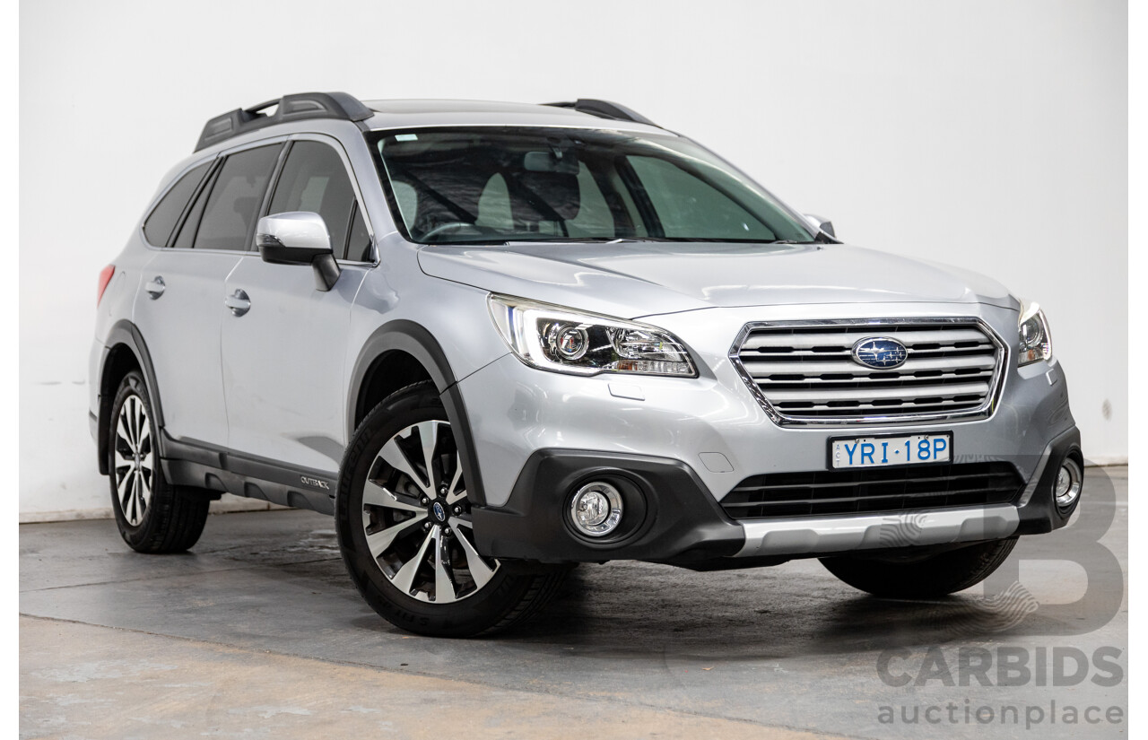 3/2015 Subaru Outback 2.0D (AWD) 5GEN MY15 4d Wagon Ice Silver Metallic Turbo Diesel 2.0L