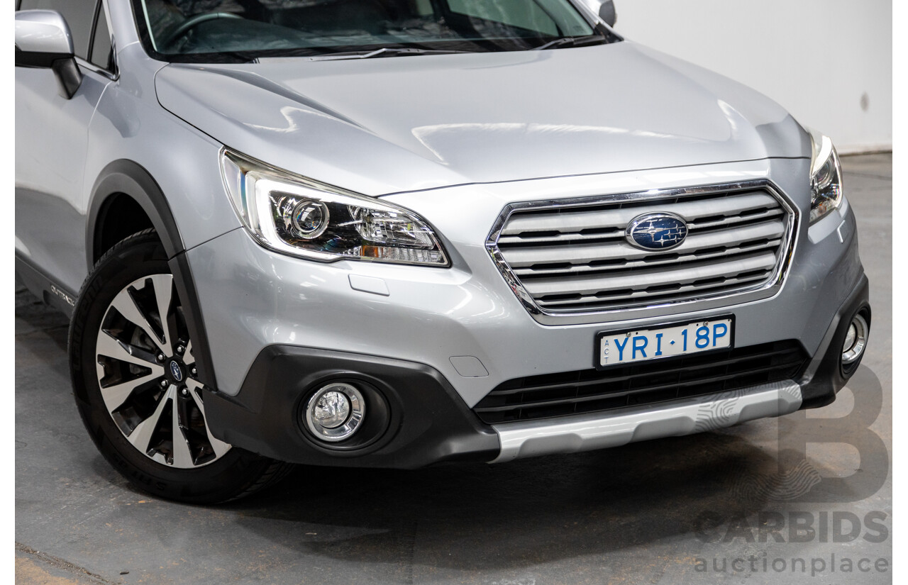 3/2015 Subaru Outback 2.0D (AWD) 5GEN MY15 4d Wagon Ice Silver Metallic Turbo Diesel 2.0L