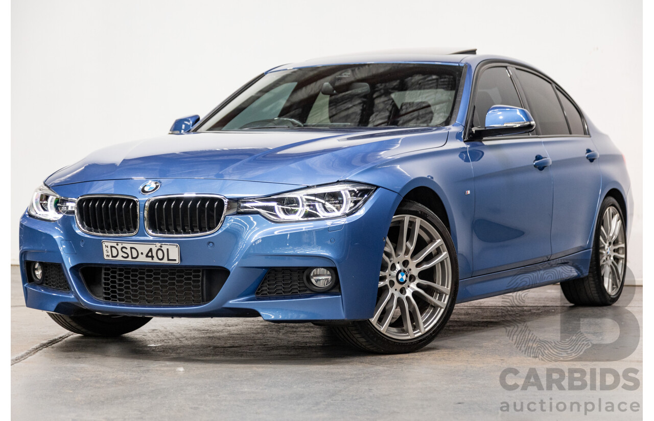 8/2015 BMW 320i M-Sport F30 LCI 4d Sedan Estoril Blue Metallic Turbo 2.0L