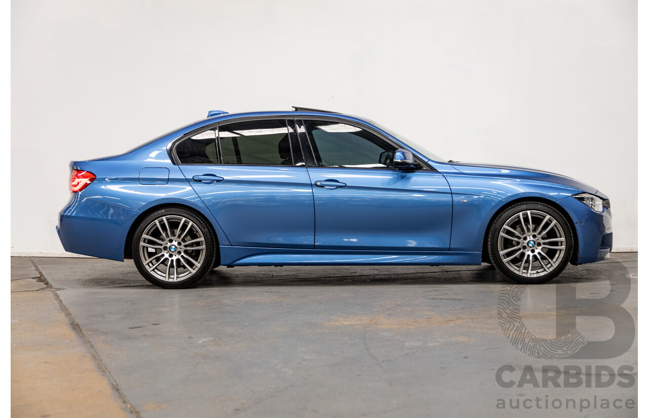 8/2015 BMW 320i M-Sport F30 LCI 4d Sedan Estoril Blue Metallic Turbo 2.0L