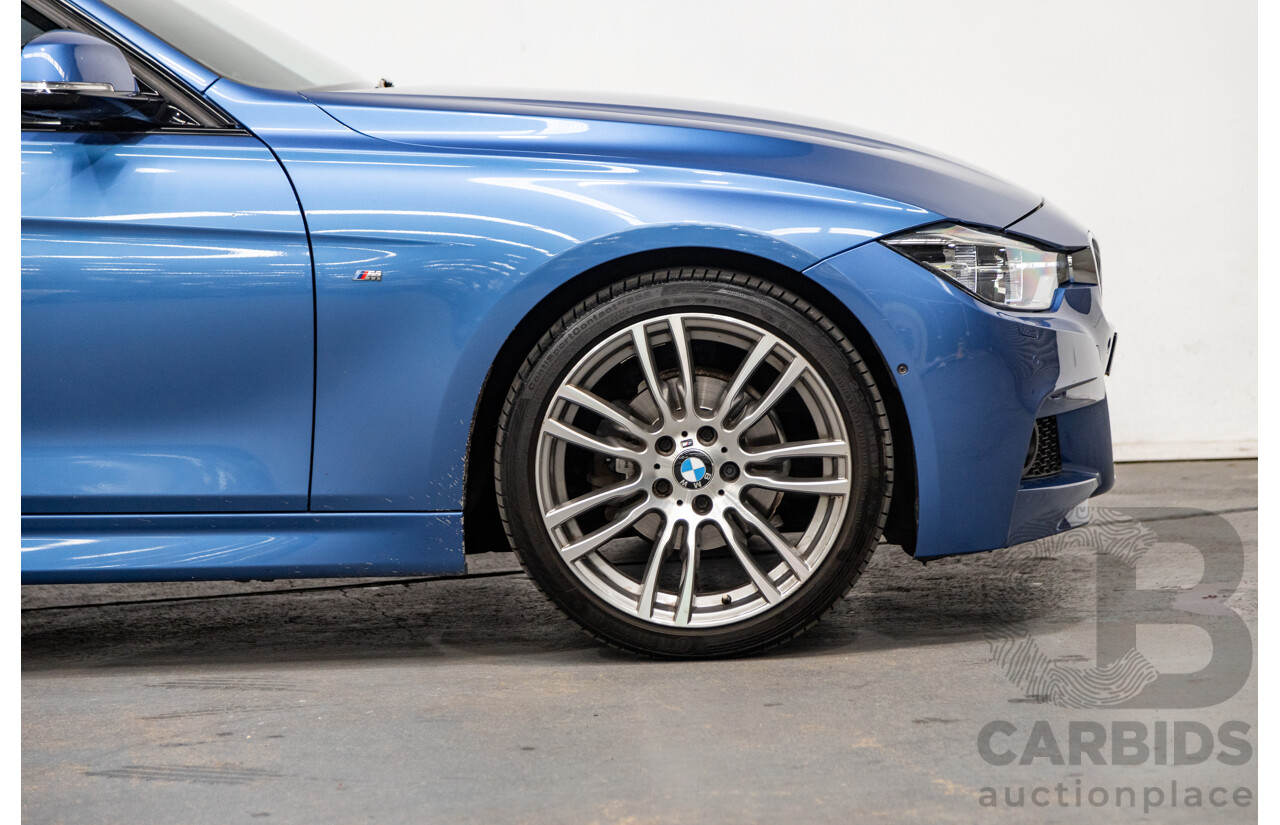 8/2015 BMW 320i M-Sport F30 LCI 4d Sedan Estoril Blue Metallic Turbo 2.0L