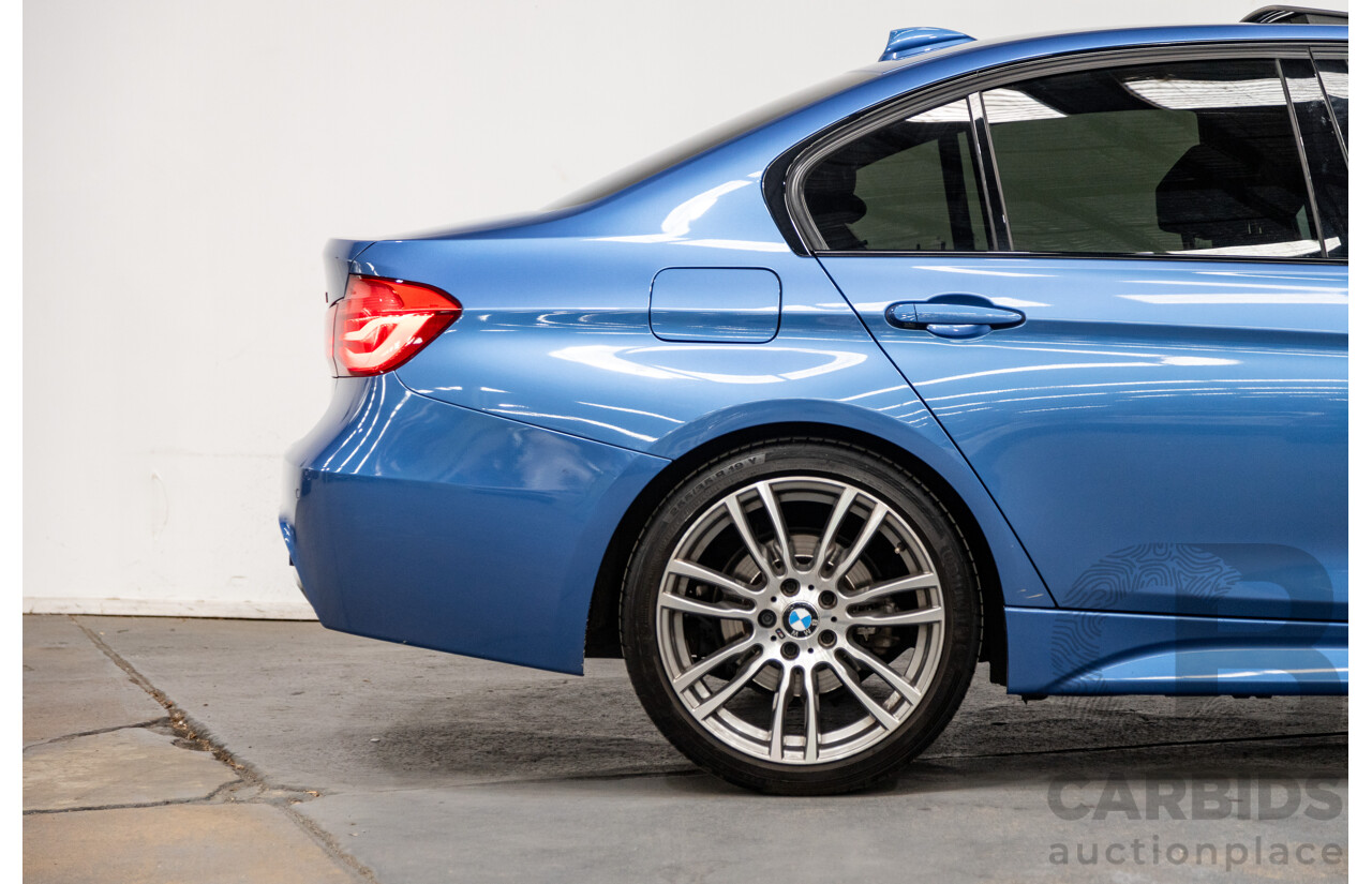 8/2015 BMW 320i M-Sport F30 LCI 4d Sedan Estoril Blue Metallic Turbo 2.0L