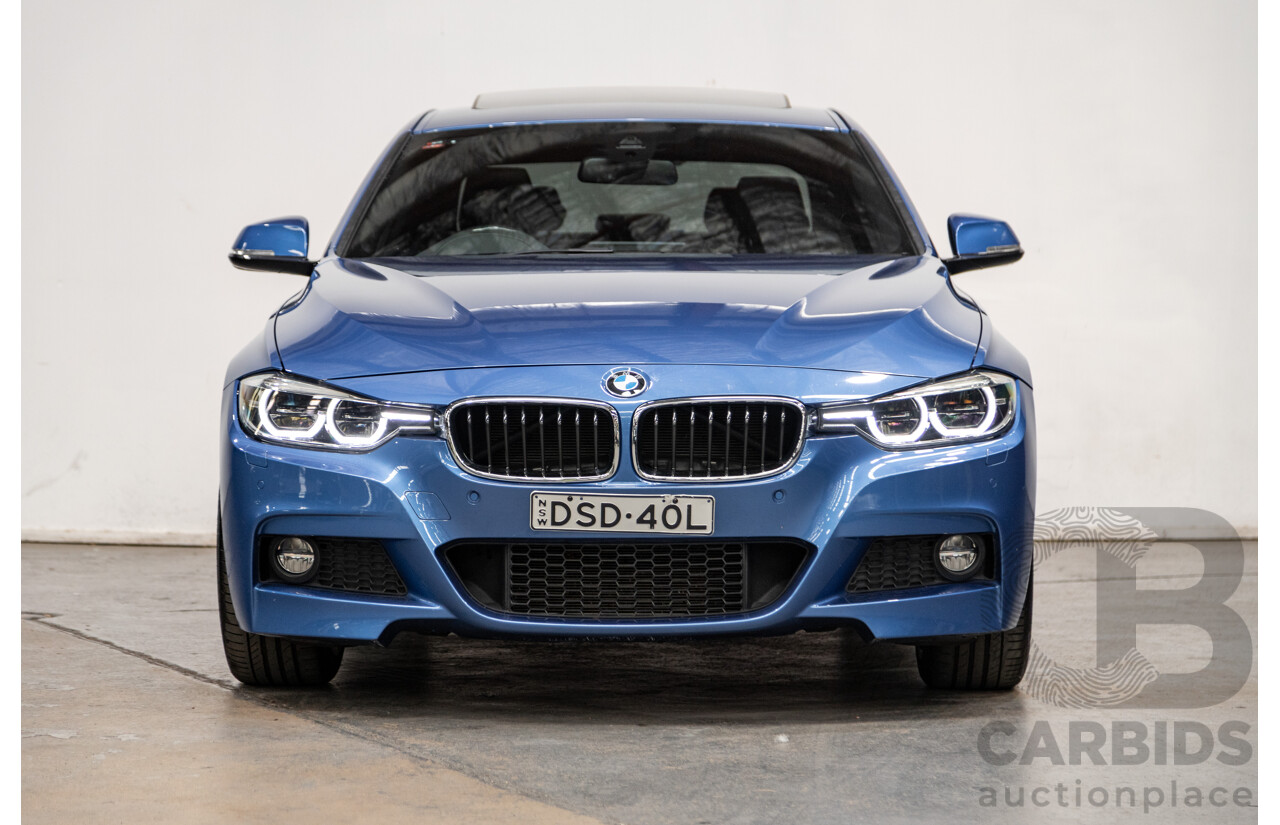 8/2015 BMW 320i M-Sport F30 LCI 4d Sedan Estoril Blue Metallic Turbo 2.0L