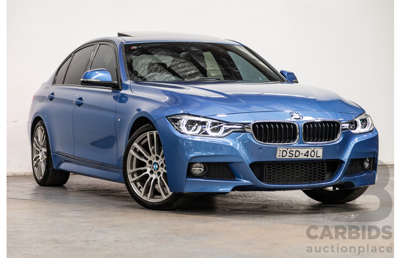 8/2015 BMW 320i M-Sport F30 LCI 4d Sedan Estoril Blue Metallic Turbo 2.0L