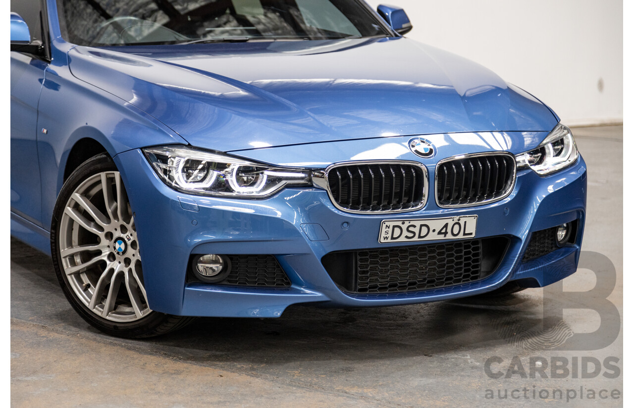 8/2015 BMW 320i M-Sport F30 LCI 4d Sedan Estoril Blue Metallic Turbo 2.0L