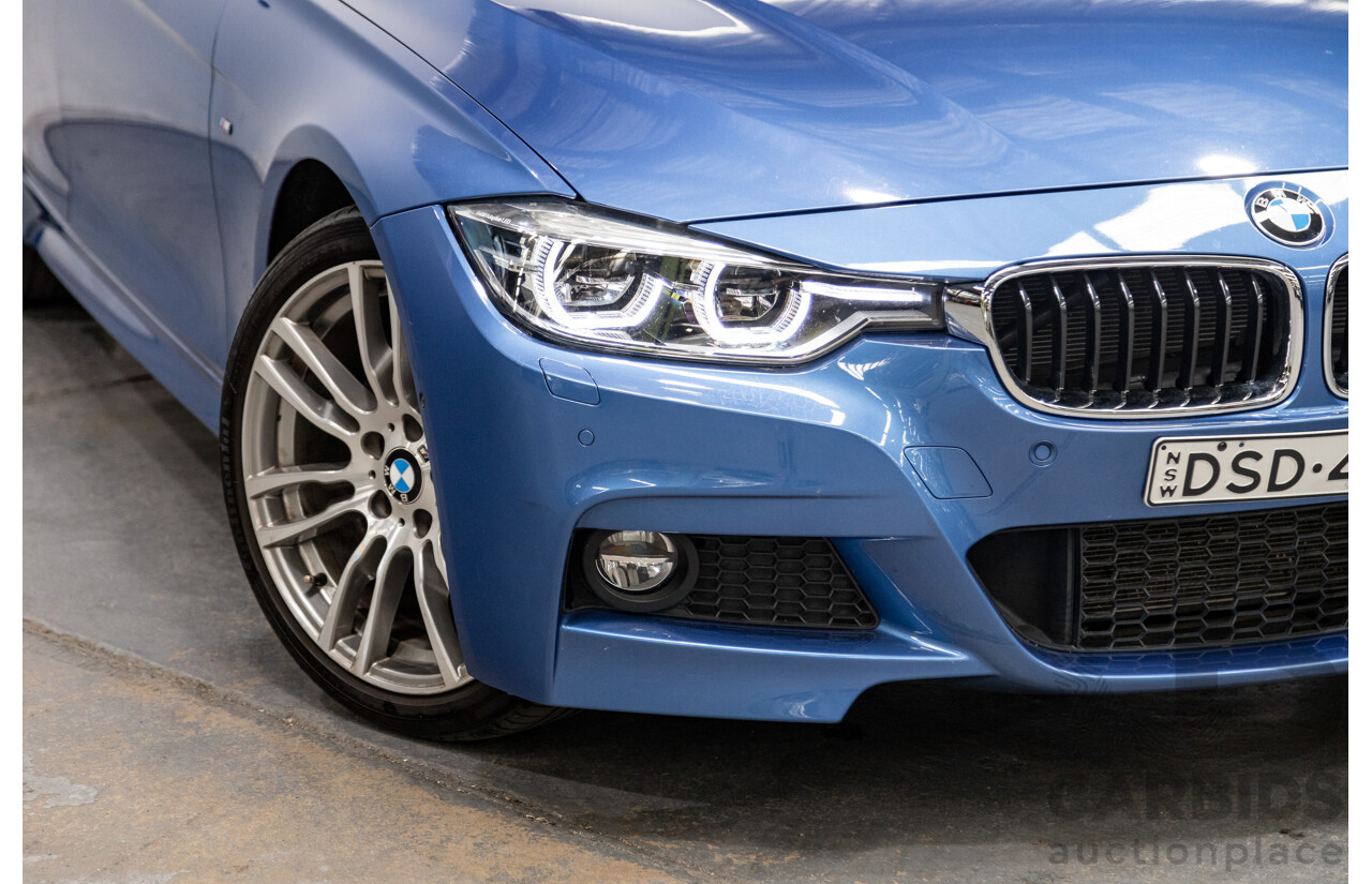 8/2015 BMW 320i M-Sport F30 LCI 4d Sedan Estoril Blue Metallic Turbo 2.0L