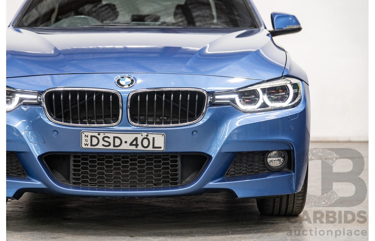 8/2015 BMW 320i M-Sport F30 LCI 4d Sedan Estoril Blue Metallic Turbo 2.0L