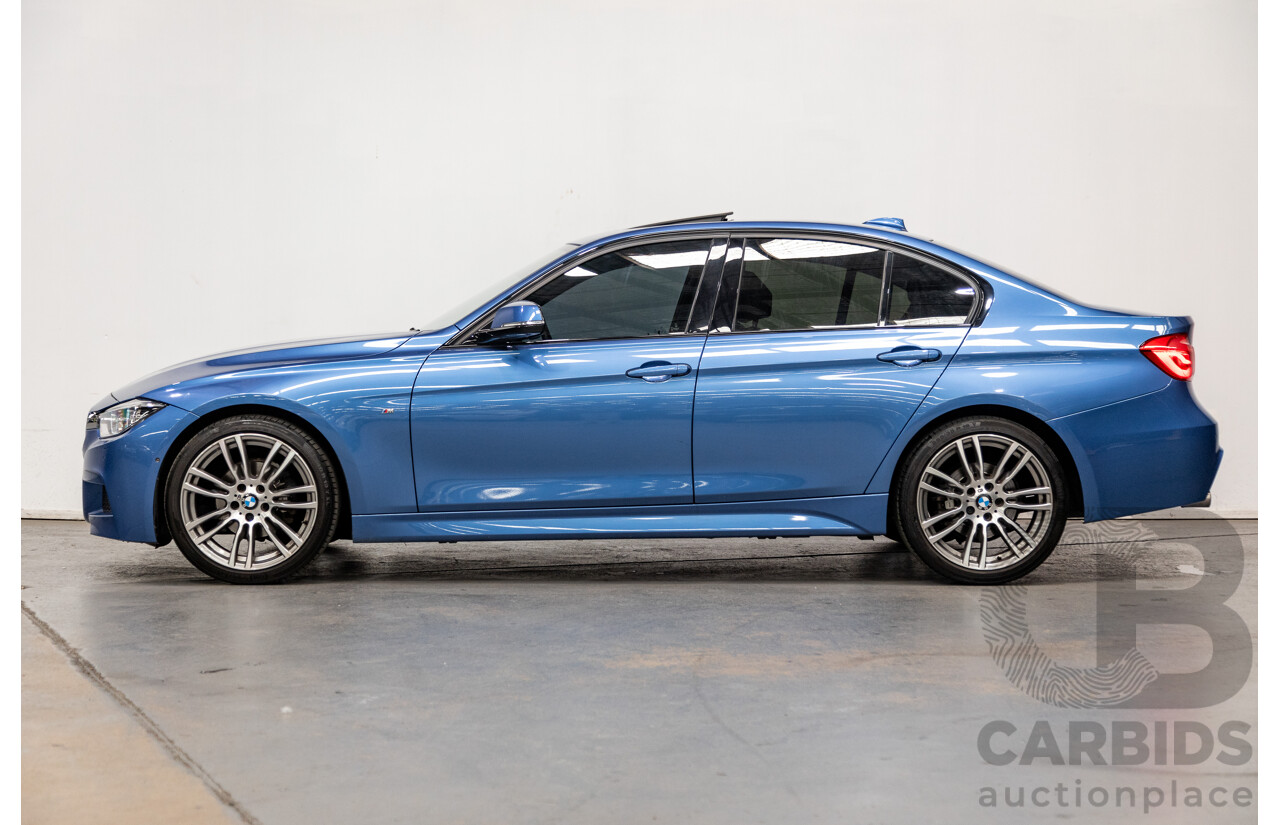 8/2015 BMW 320i M-Sport F30 LCI 4d Sedan Estoril Blue Metallic Turbo 2.0L