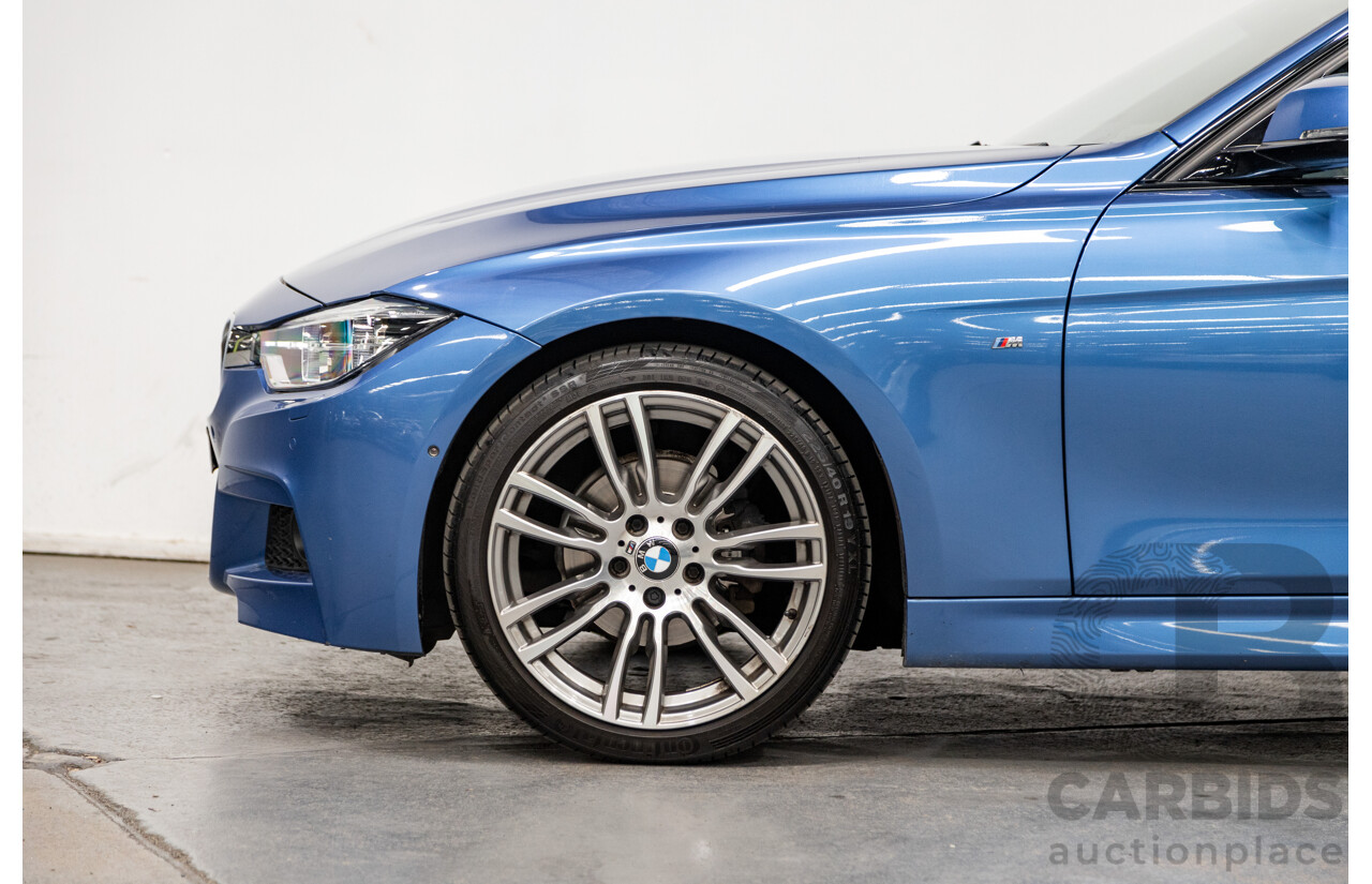 8/2015 BMW 320i M-Sport F30 LCI 4d Sedan Estoril Blue Metallic Turbo 2.0L