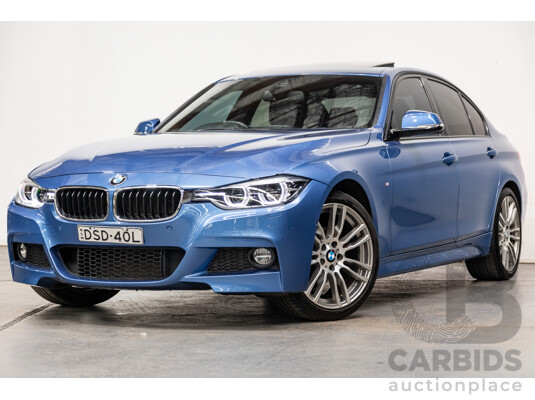 8/2015 BMW 320i M-Sport F30 LCI 4d Sedan Estoril Blue Metallic Turbo 2.0L