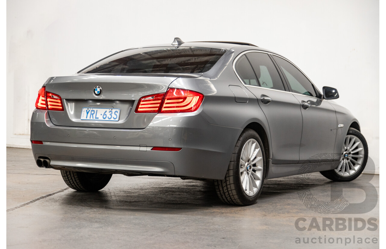 6/2010 BMW 528i F10 4d Sedan Space Grey Metallic 3.0L