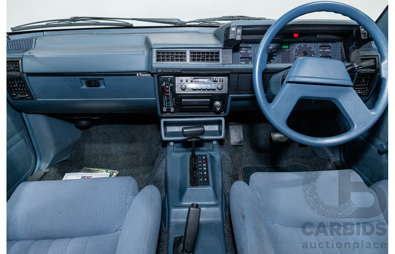 10/1987 Holden Commodore Executive VL HDT Designer Package 4d Sedan Eucumbene Blue V8 5.0L - Modified