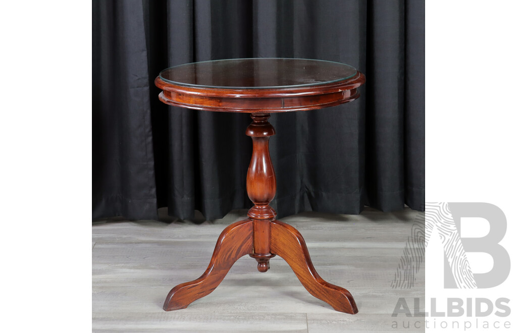 Reproduction Mahogany Wine Table