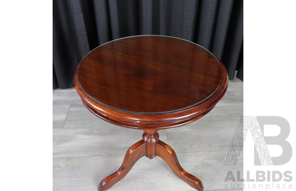 Reproduction Mahogany Wine Table