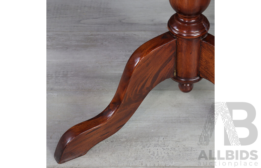 Reproduction Mahogany Wine Table