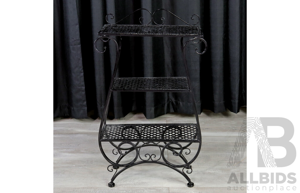 Alloy Framed Plant Stand