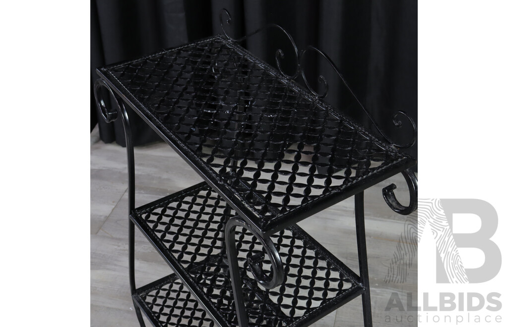 Alloy Framed Plant Stand