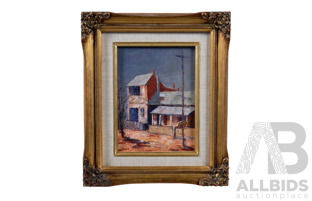 B.W. Boardman, (20th Century, Australian, Date Unknown), Remnant of the Past, Oil on Canvas, 31 x 26 cm (frame)