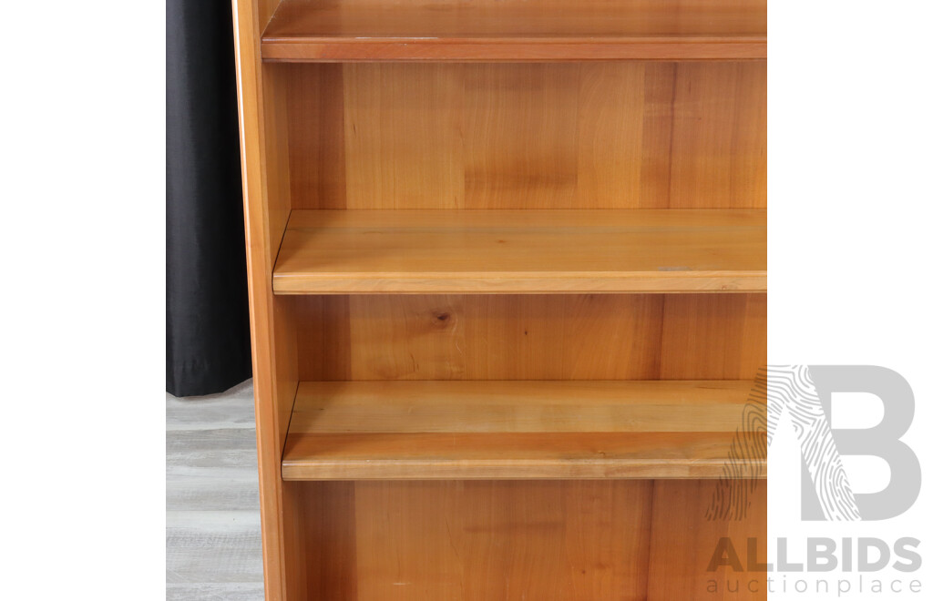 Five Shelf Timber Bookcase