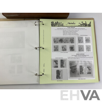 Australian Seven Seas Decimal Volume Five Stamp Album, Empty with Slipcase