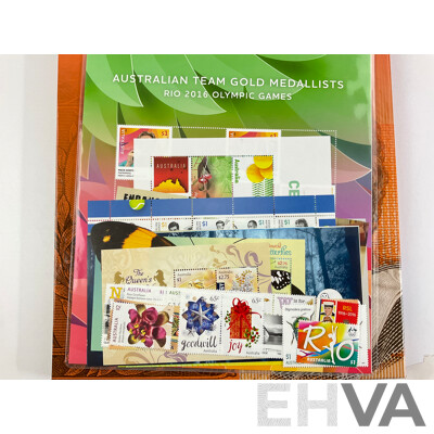 Australian 2015 and 2016 Collection of Australian Stamps Albums - Face Value $248