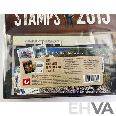 Australian 2015 and 2016 Collection of Australian Stamps Albums - Face Value $248