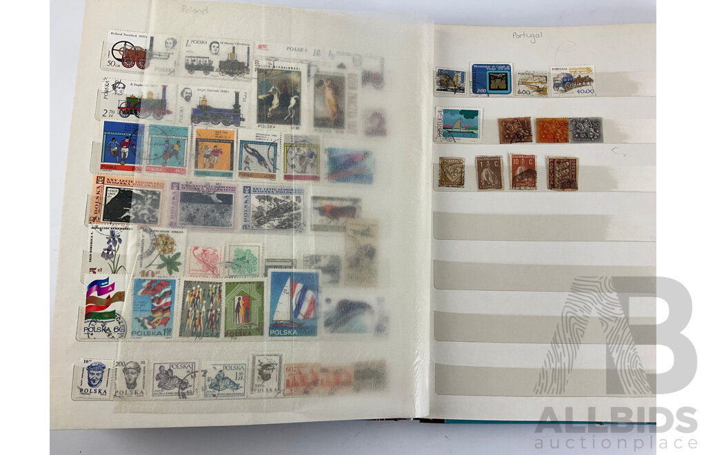 Collection of Mostly European Cancelled Stamps Including Greece, Hungary, Poland, Romania, San Marino and More