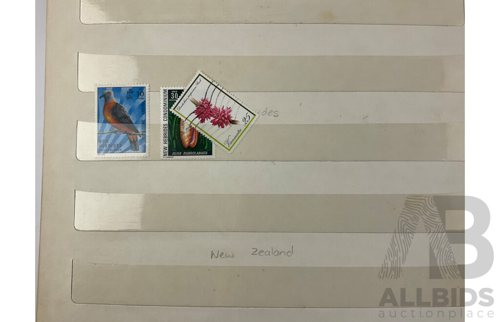 Album of Cancelled Stamps From Africa, Bhutan and Pacific Countries