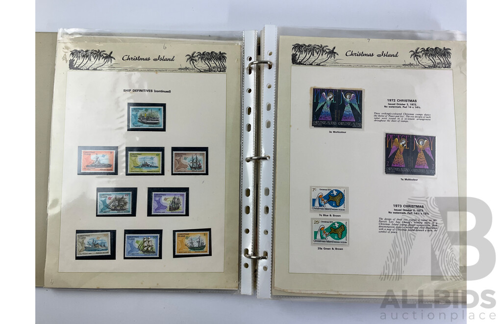 Vintage Seven Seas Album of Mint Australian Stamps and Blocks 1972 to 1992