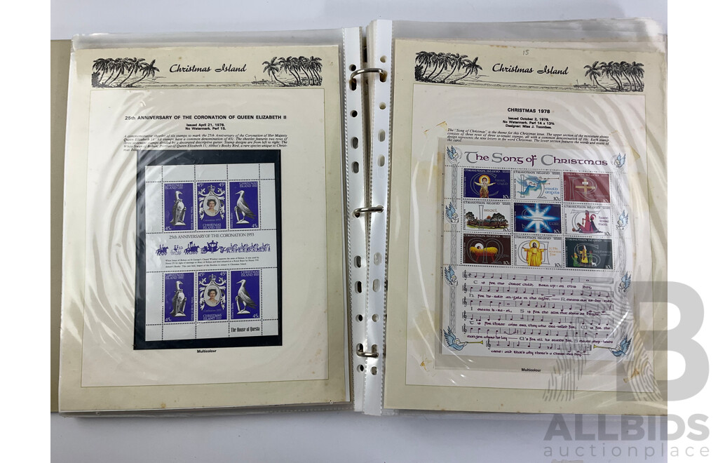 Vintage Seven Seas Album of Mint Australian Stamps and Blocks 1972 to 1992