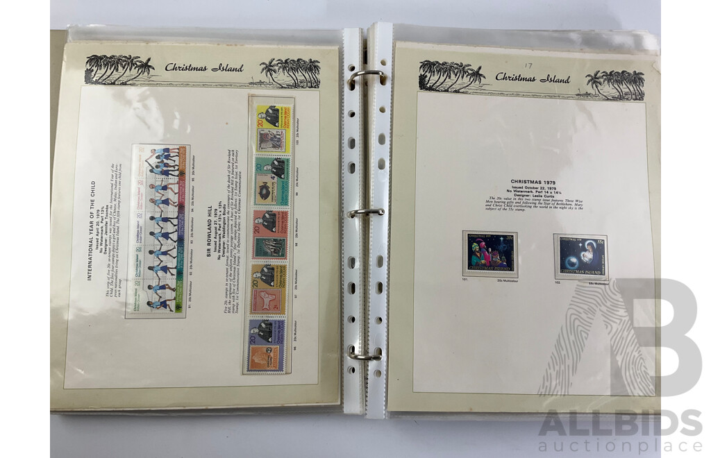 Vintage Seven Seas Album of Mint Australian Stamps and Blocks 1972 to 1992