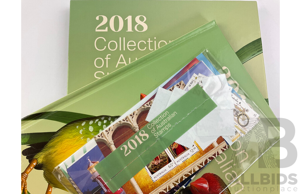 Australian 2018 Collection of Australian Stamps Album - Face Value $107