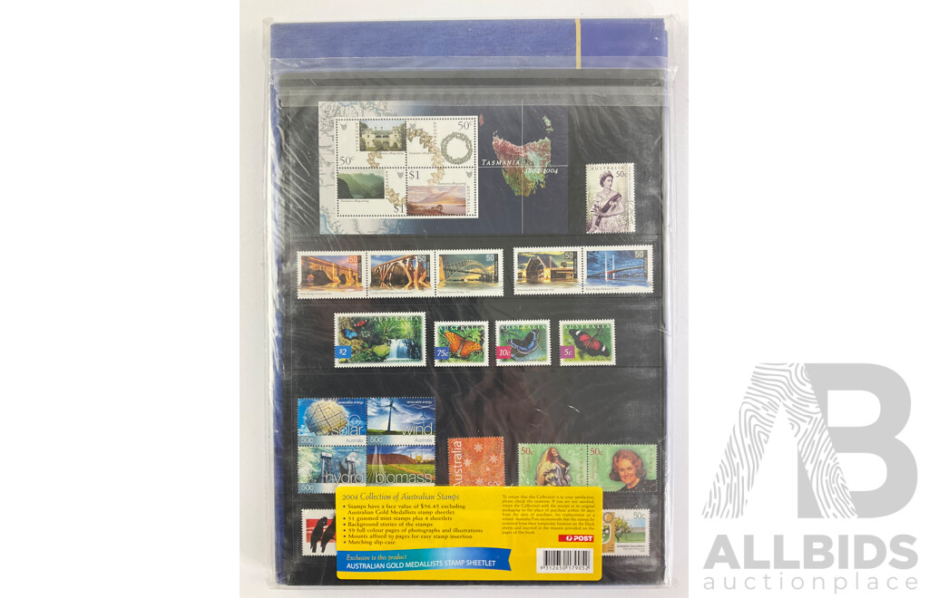 Australian 2004 Collection of Australian Stamps - Face Value $56