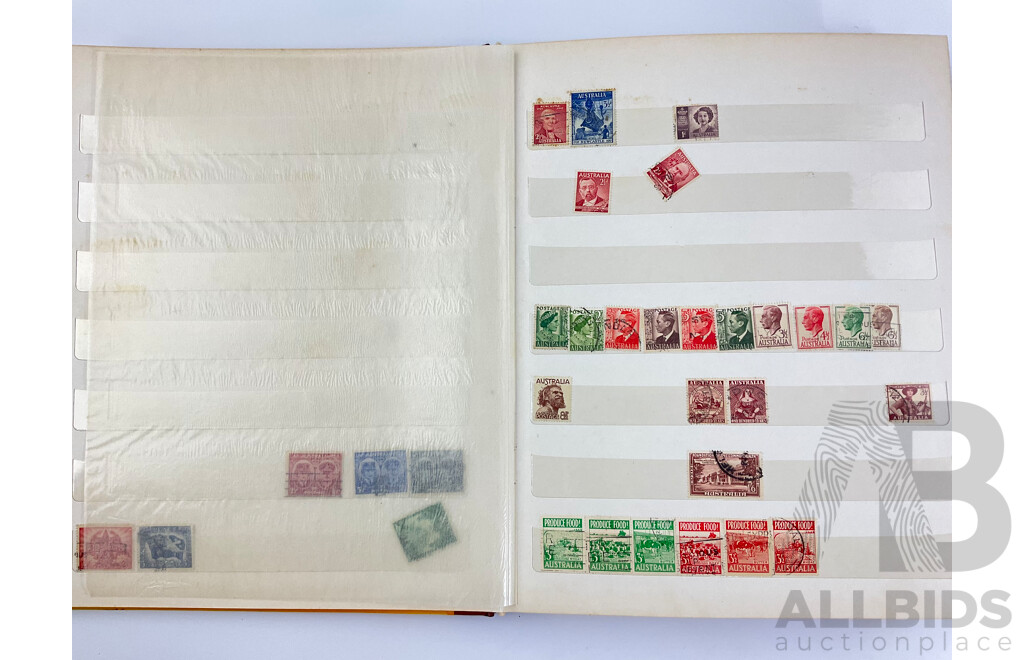 Album of Australian Cancelled Stamps, Examples From 1945 to 1981