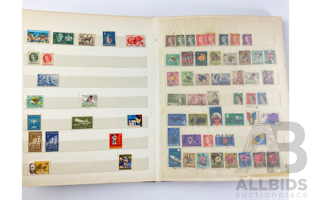 Album of Australian Cancelled Stamps, Examples From 1945 to 1981