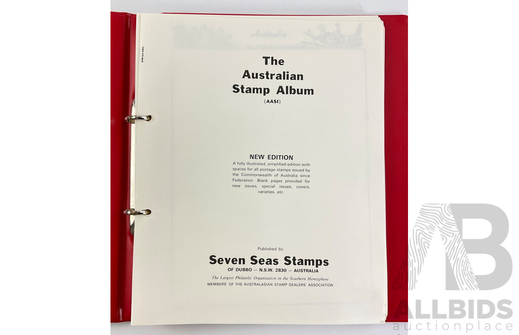 Australian Seven Seas Stamp Album 1965 to 1979